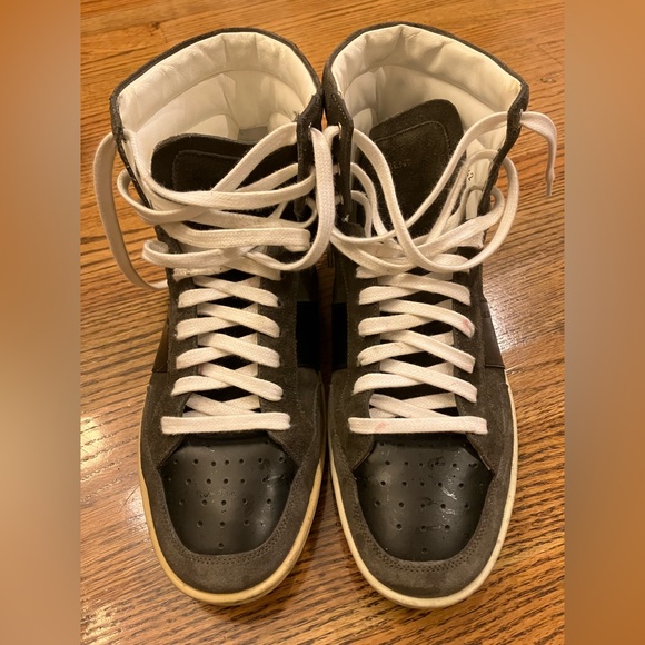 Saint Laurent Classic Court Hightops - Picture 1 of 4